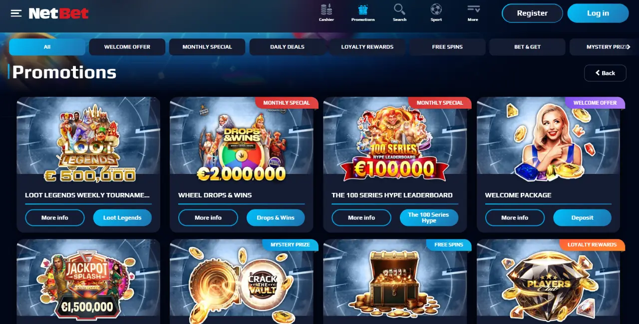 Netbet Bonus